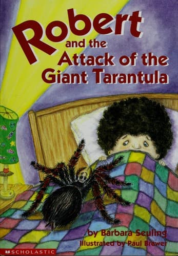 Cover of Robert and the attack of the giant tarantula by Barbara Seuling
