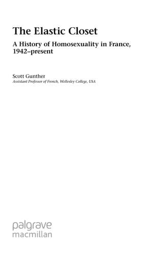 Cover of The elastic closet by Scott Eric Gunther