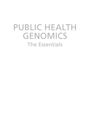 Cover of Public health genomics by Claudia N. Mikail