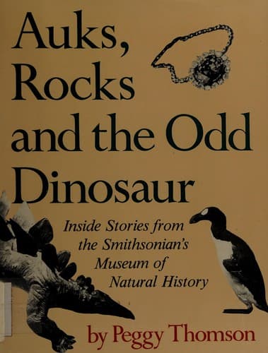 Cover of Auks, rocks, and the odd dinosaur by Peggy Thomson