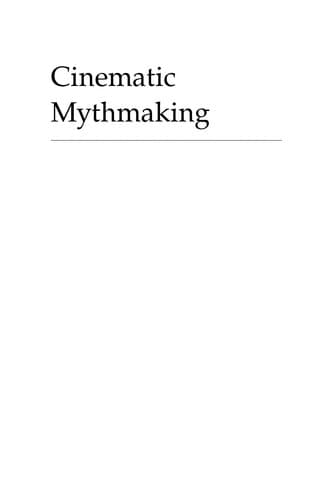 Cover of Cinematic mythmaking by Irving Singer