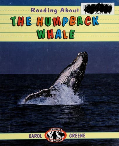 Cover of Reading about the humpback whale by Carol Greene