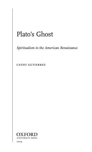Cover of Plato's ghost by Cathy Gutierrez