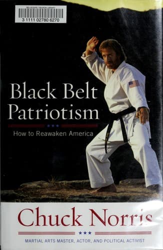 Cover of Black belt patriotism by Chuck Norris