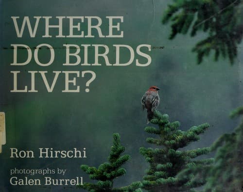 Cover of Where do birds live? by Ron Hirschi