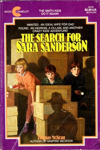 Cover of The search for Sara Sanderson by Thomas McKean