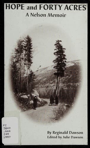 Cover of Hope and forty acres by Reginald Dawson