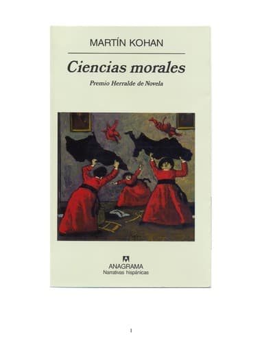 Cover of Ciencias morales by Martín Kohan
