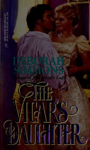 Cover of The Vicar's Daughter by Deborah Simmons