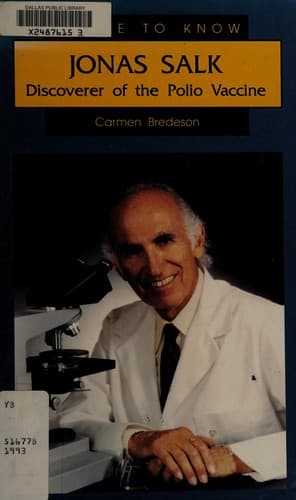 Cover of Jonas Salk by Carmen Bredeson