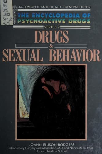 Cover of Drugs & sexual behavior by Joann Ellison Rodgers