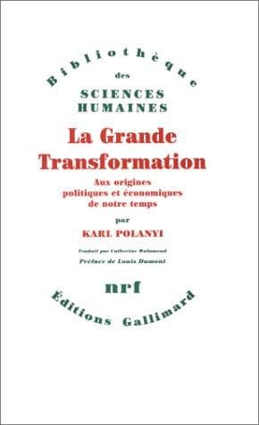 Cover of The Great Transformation by Karl Polanyi