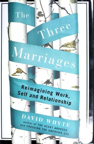 Cover of The three marriages by Whyte, David