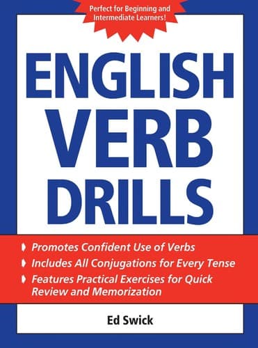 Cover of English verb drills by Edward Swick