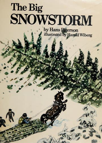 Cover of The big snowstorm by Hans Peterson