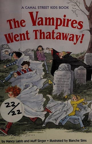 Cover of The vampires went thataway! by Nancy Lamb