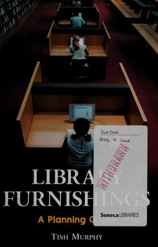 Cover of Library furnishings by Tish Murphy