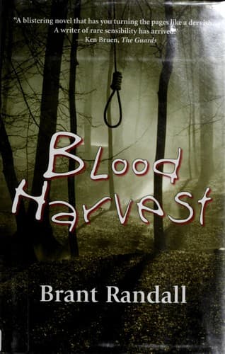 Cover of Blood harvest by Brant Randall