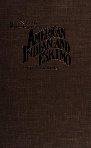 Cover of An annotated bibliography of American Indian and Eskimo autobiographies by H. David Brumble