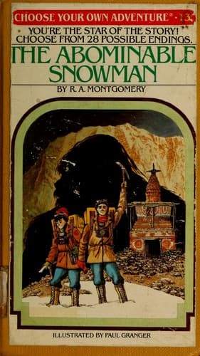 Cover of The Abominable Snowman by R. A. Montgomery