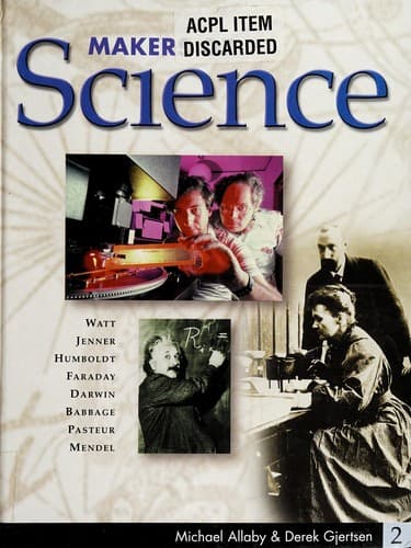 Cover of Makers of science by Michael Allaby