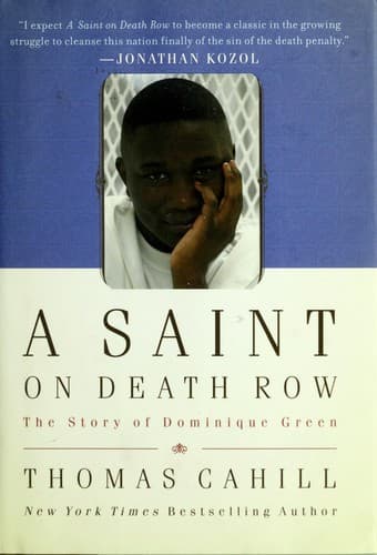Cover of A saint on death row by Thomas Cahill