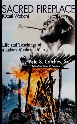 Cover of Sacred fireplace by Pete Catches