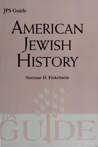 Cover of JPS guide by Norman H. Finkelstein