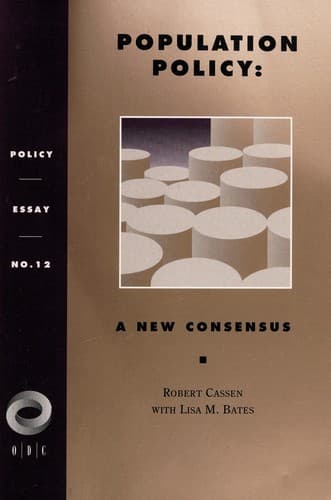 Cover of Population Policy by Robert Cassen