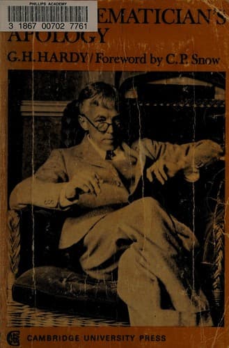 Cover of A mathematician's apology by G. H. Hardy