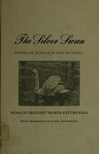 Cover of The silver swan by Horace Gregory
