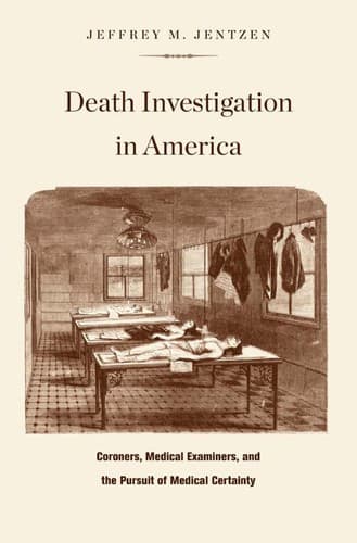 Cover of Death investigation in America by Jeffrey M. Jentzen