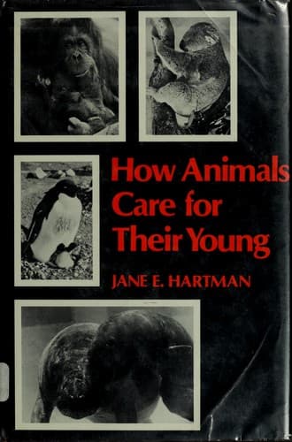 Cover of How animals care for their young by Jane E. Hartman