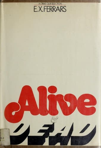 Cover of Alive and dead by Elizabeth Ferrars