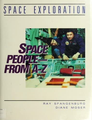 Cover of Space people from A-Z by Spangenburg, Ray