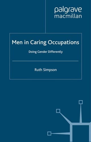 Cover of Men in caring occupations by Simpson, Ruth Professor