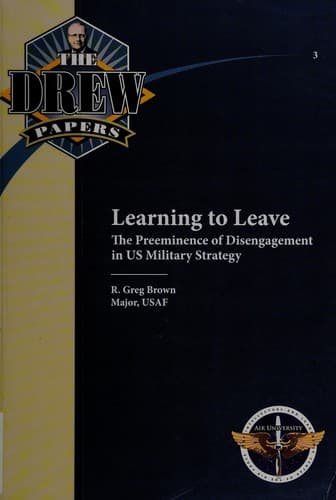 Cover of Learning to leave by R. Greg Brown