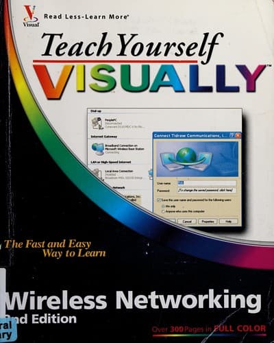 Cover of Teach yourself visually wireless networking by Rob Tidrow
