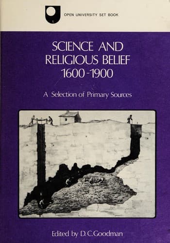 Cover of Science and religious belief, 1600-1900 by David C. Goodman