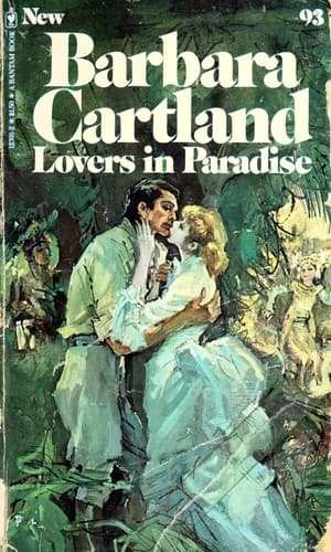 Cover of Lovers in Paradise by Barbara Cartland