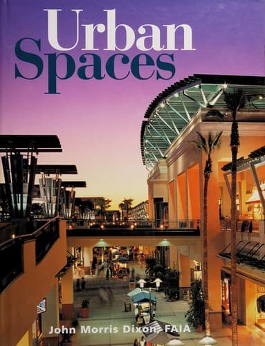 Cover of Urban spaces by John Dixon