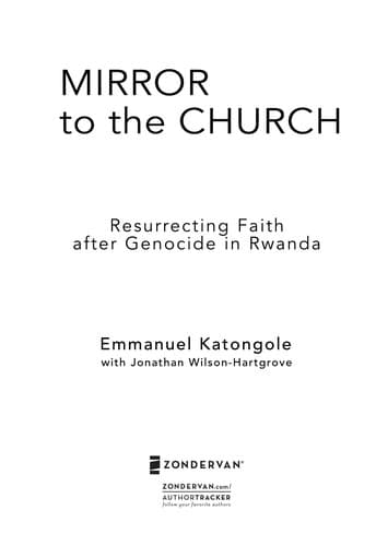 Cover of Mirror to the church by Emmanuel Katongole