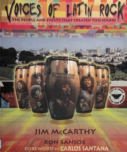 Cover of Voices of Latin rock by Jim McCarthy