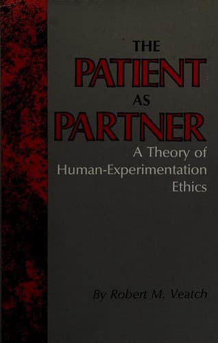 Cover of The patient as partner by Robert M. Veatch