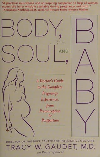 Cover of Body, soul, and baby by Tracy W. Gaudet