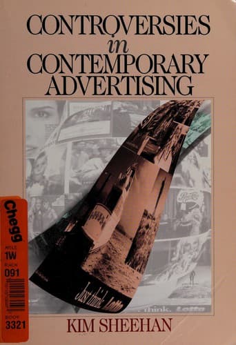 Cover of Controversies in contemporary advertising by Kim Sheehan