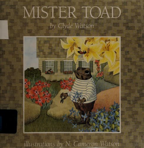 Cover of Mister Toad by Clyde Watson