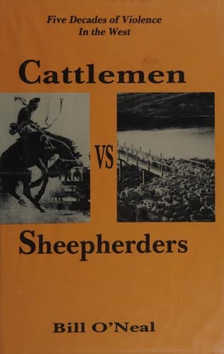 Cover of Cattlemen vs. sheepherders by O'Neal, Bill