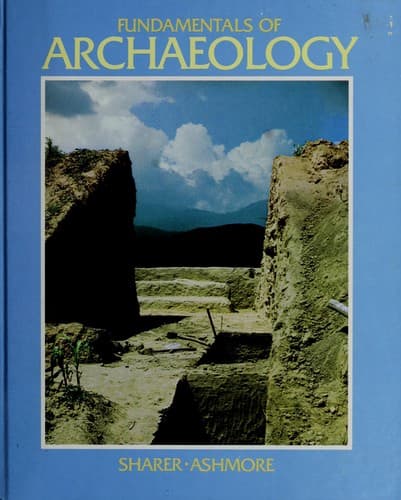 Cover of Fundamentals of archaeology by Robert J. Sharer