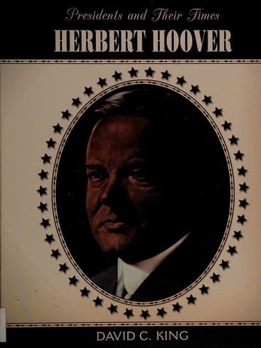 Cover of Herbert Hoover by King, David C